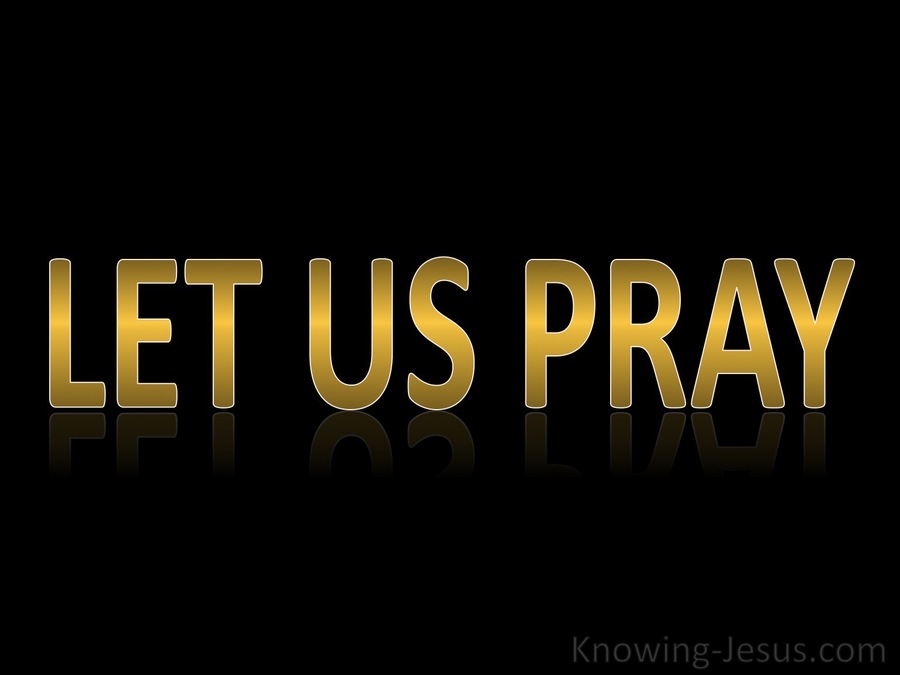 Let us pray devotional 