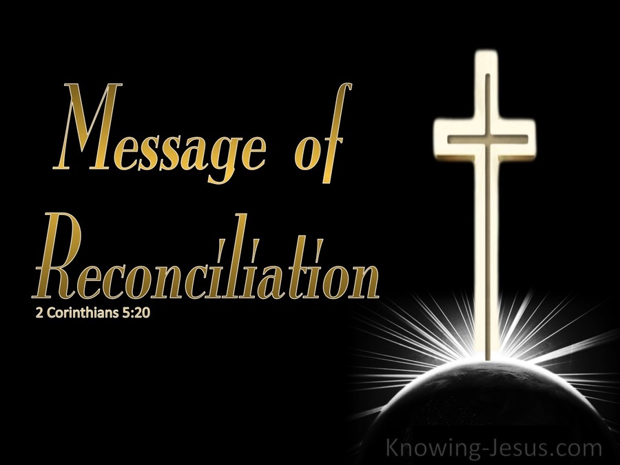 SALVATION - Message of Reconciliation (black)