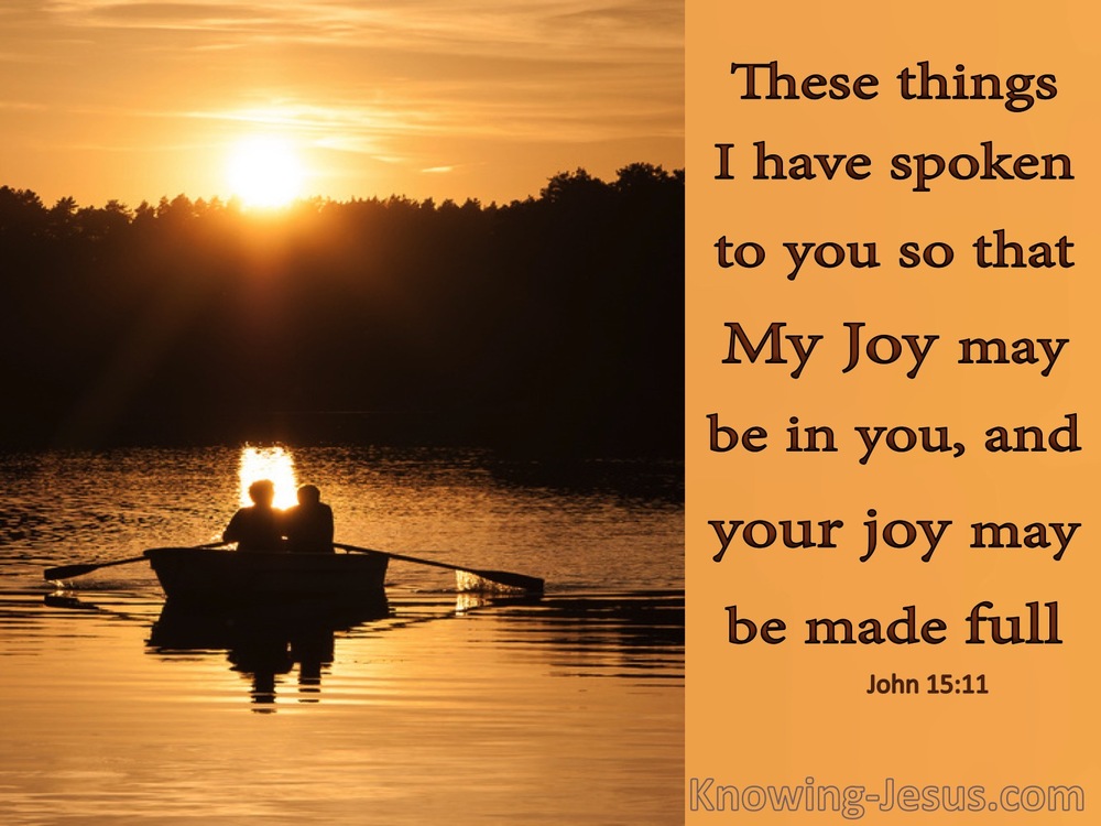 7 Bible verses about Christ's Joy