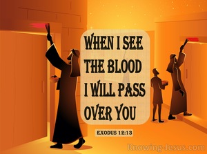 Exodus 12:13 I Will Pass Over You (brown)