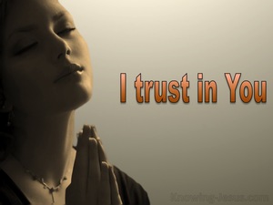Psalm 31:14 But I Trust in You O Lord (beige)