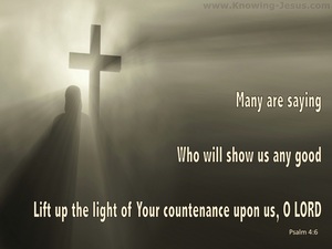 Psalm 4:6 Lift Up The Light Of Your Countenance (beige)