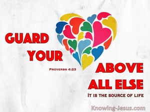 Proverbs 4:23 Guard Your Heart Above All Things (red)