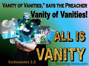 Ecclesiastes  1-2  Vanity Of Vanities Said The Preacher (yellow)