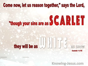 Isaiah 1:18 Sins That Are Scarlet Will Like Wool (pink)
