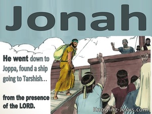 Jonah 1:3 Jonah Went From The Presence Of The Lord (sage) 