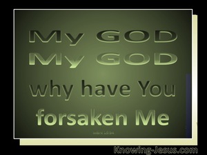 Mark 15:34 My God:My God (sage)