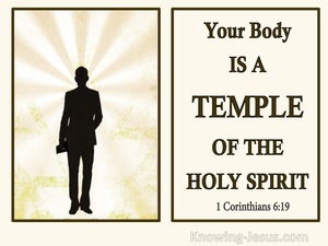 1 Corinthians 6:19 Your Body Is A Sanctuary Of The Holy Spirit (cream)