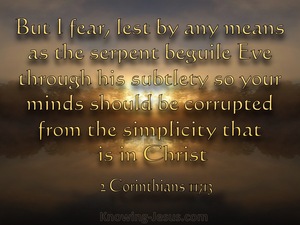 2 Corinthians 11:3 Do Not Be Led Astray (gray)