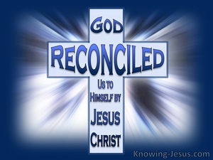 2 Corinthians 5:18 Be Reconciled (blue)