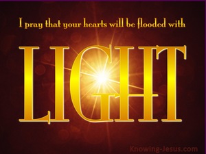 Ephesians 1:18 May Hearts Be Flooded With Light (maroon)