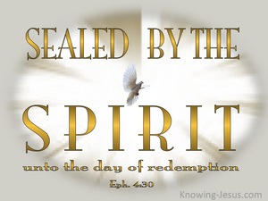 Ephesians 4:30 Sealed By The Spirit (yellow)