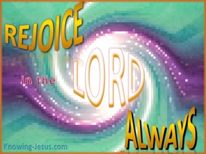 Philippians 4:4 Rejoice In The Lord (gold)