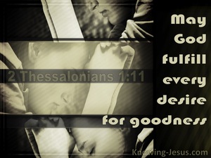 2 Thessalonians 1:11 Count You Worthy Of Your Calling (gray)