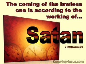 2 Thessalonians 2:9 The Coming Of The Lawless One Is In Accordance With Power Signs nS Lying Wonders (brown)