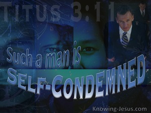 Titus 3:11 Such A Man Is Perverted (blue)