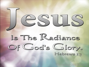 Hebrews 1:3 The Son Is The Radiance Of God (beige)