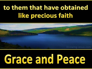 2 Peter 1:1 Like Precious Faith (yellow)