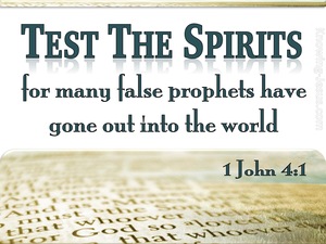 1 John 4:1 Test The Spirits (white)