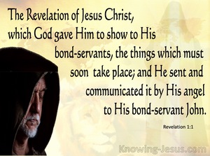 Revelation 1:1 The Revelation of Jesus Christ (black)