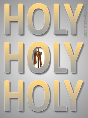 Revelation 4:8 Holy, Holy, Holy (yellow)