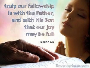 1 John 1:3 Maintaining Fellowship  (devotional)04:10  (pink)
