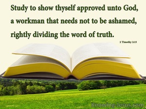 2 Timothy 2:5 Rightly Dividing the Physical and Spiritual Realms (devotional)11:28 (cream)