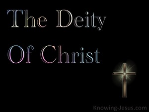 Colossians 2:9 The Deity Of Christ (devotional)09-11 (black)