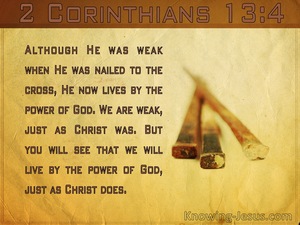 2 Corinthians 13:4 We Will Live By The Power Of God (windows)04:23