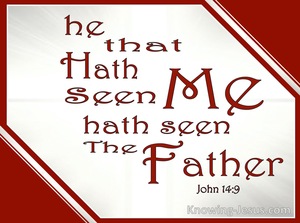 John 14:9 He Who Has Seen Me Has Seen The Father (silver)