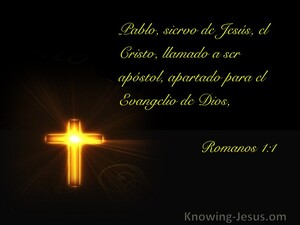 Romanos 1:1 (black)