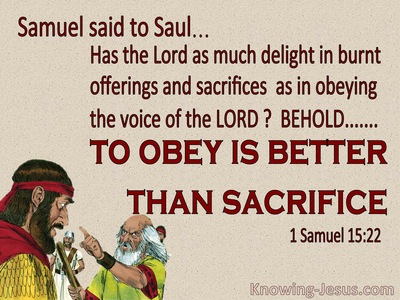 1 Samuel 1522 Inspirational Images
