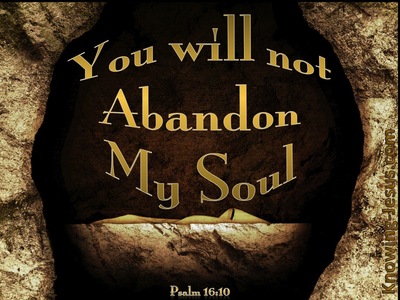 Psalm 16:10 You Will Not Abandon Me (gold)