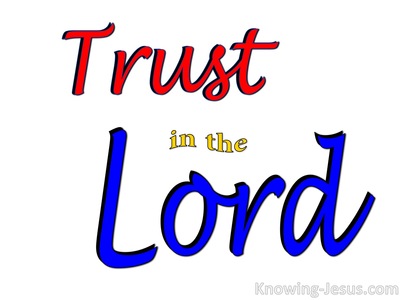 Proverbs 3:5 Trust in the Lord with all your heartAnd do not lean on ...