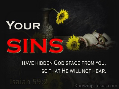 Isaiah 59:2 Your Sin Has Hidden God’s Face From You (yellow)