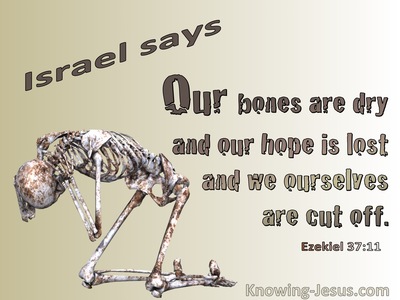 Ezekiel 37:11 Our Bones Are Dry  (brown)
