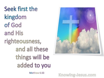 Matthew 6 33 Inspirational Images