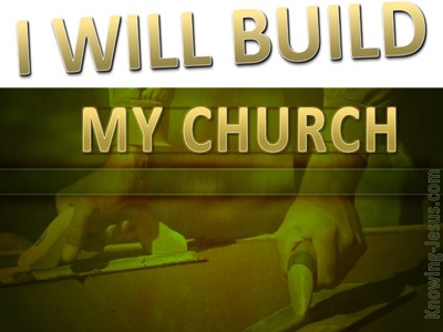 Matthew 16:18 I Will Build My Church (green)