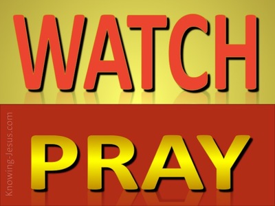 Matthew 26:41 Keep watching and praying that you may not enter into ...