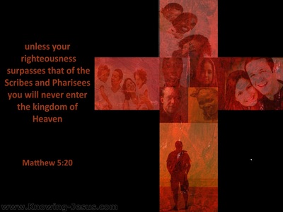 Matthew 5:20 Your Righteousness (black)