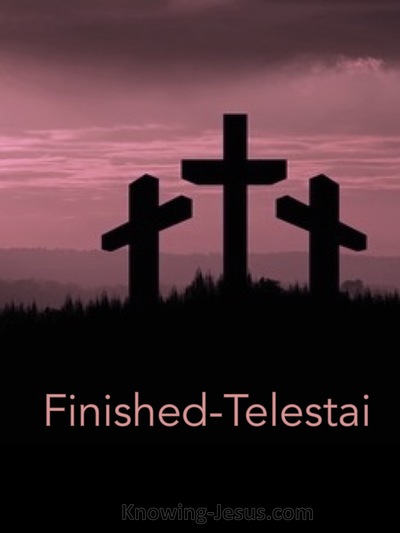 Finished-Telestai (devotional) (pink) - John 19:30