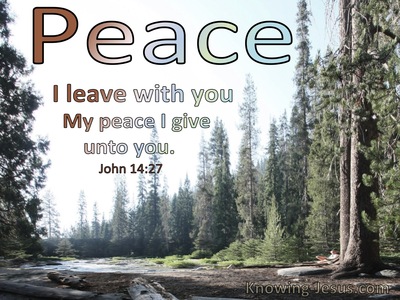 John 14:27 Peace I Leave With You (utmost)08:26
