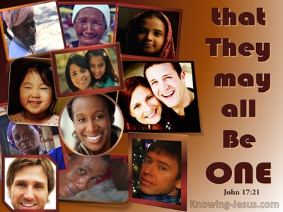 John 17:21 That They May Be One (brown)