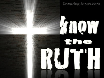 John 8:32 Know The Truth (black)