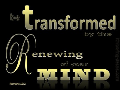 Romans 12:2 Transformed By The Renewing Of Your Mind (gold)