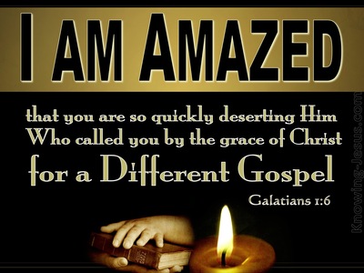 Galatians 1:6 You Are Leaving The Gospel Of Grace (gold)