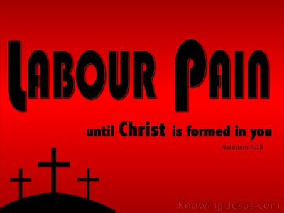 Galatians 4:19 Labour Pain (devotional)11-23  (black)