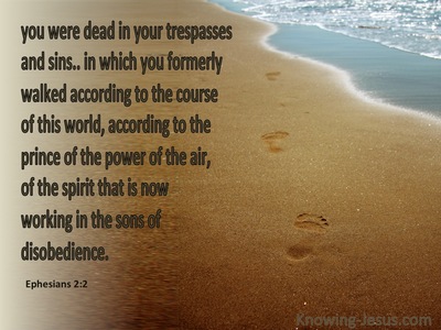 Ephesians 2:2 Sons Of Disobedience (brown)