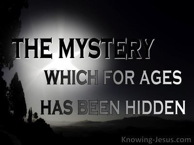 Ephesians 3:9 Administration Of The Mystery (black)