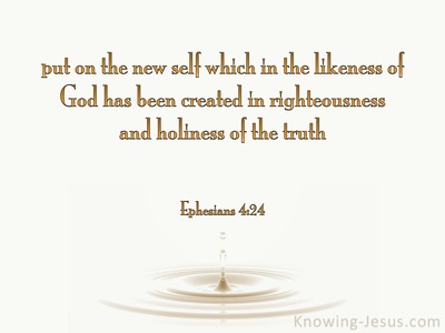 Ephesians 4:24 Put On The New Self (gold)